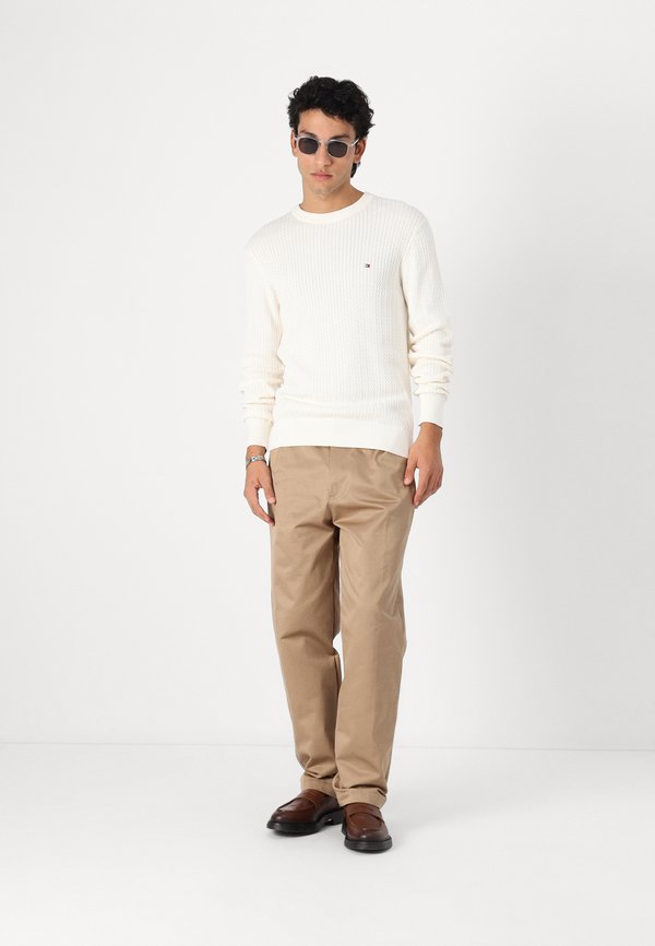 HERRINGBONE STRUCTURE - Jumper - ivory petal3