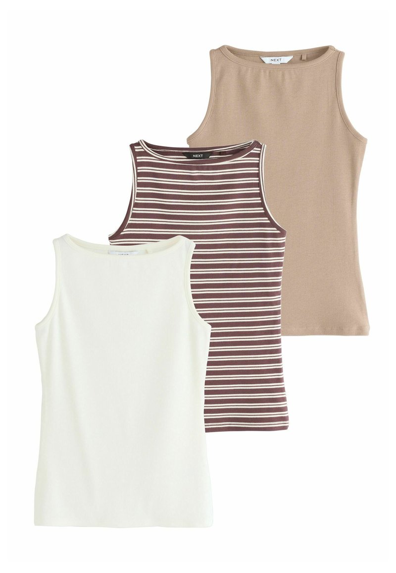 Next 3 PACK - Linne - chocolate brown/brun - Zalando.se