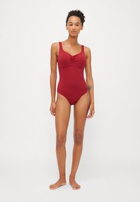Speedo WOMENS SHAPING AQUANITE - Fato de banho - basque red