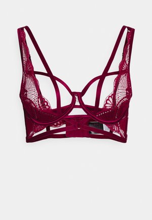 LYRA - Bøyle-BH - red plum