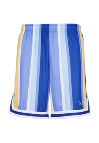 SMALL SIGNATURE STRIPED - Tepláky - navy lilac yellow