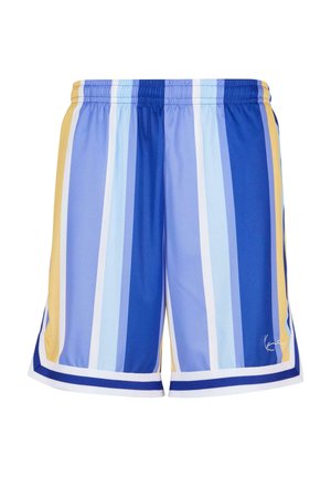 SMALL SIGNATURE STRIPED - Treniņtērpa apakšdaļas - navy lilac yellow