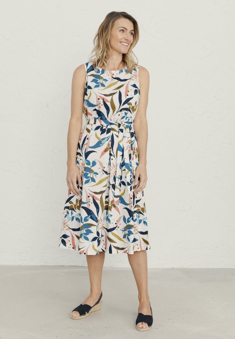 Seasalt Cornwall BEACHSIDE Jurk off white/blue/crème Zalando.nl