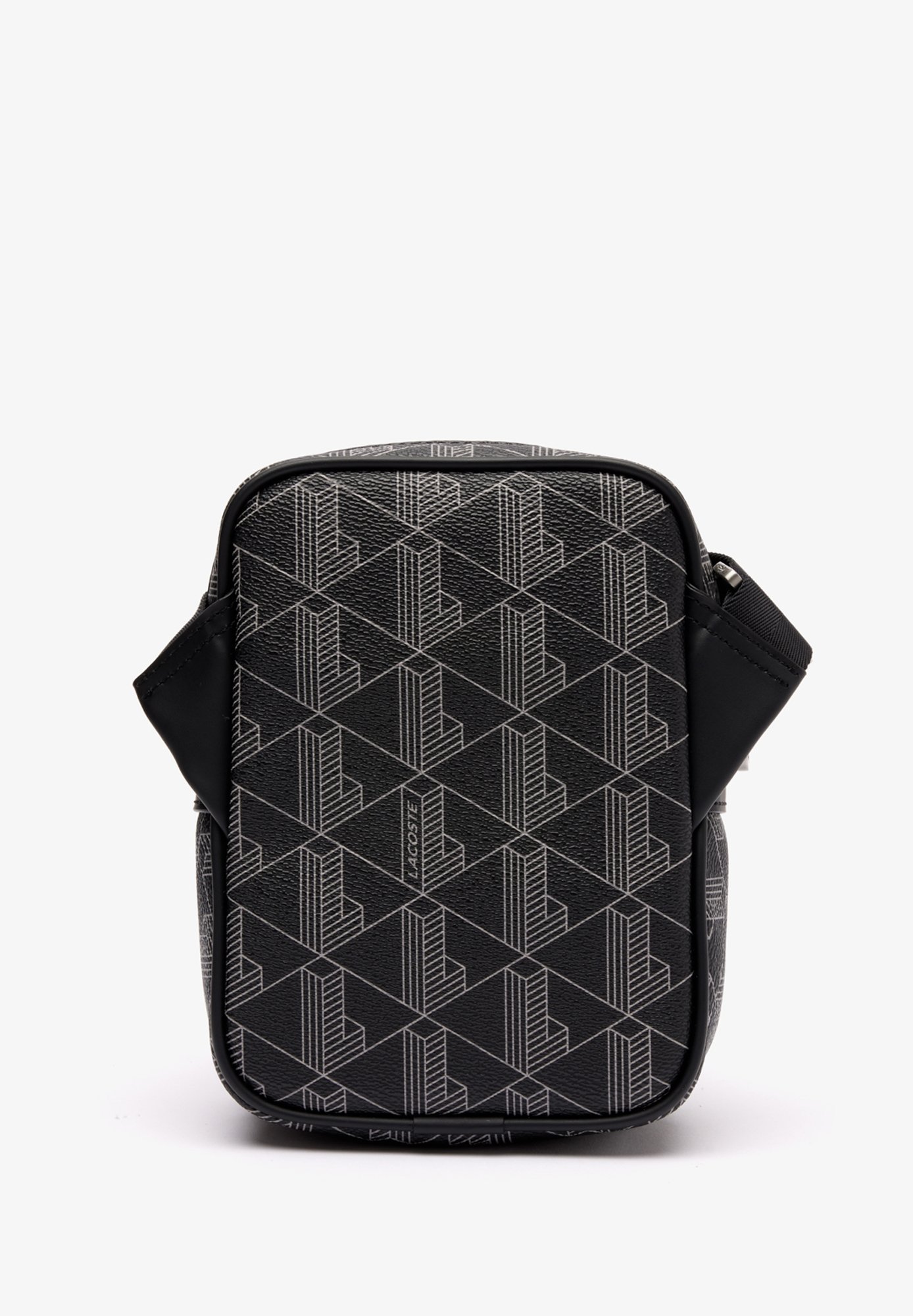 Lacoste THE BLEND UNISEX - Umhängetasche - monogram noir gris 
