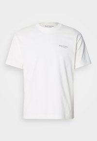 SHORT SLEEVE CREW NECK ARTWORK - Potiskana majica - egg white