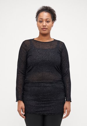 CARPERSIL GLITTER - T-shirt à manches longues - black