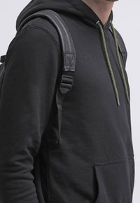 YOURTURN Felpa con cappuccio - black