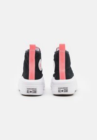 Converse CHUCK TAYLOR ALL STAR MOVE - Höga sneakers - black/pink salt/white