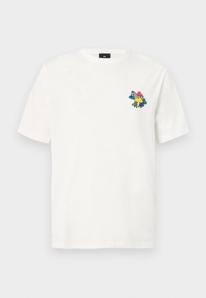 CASUAL FIT CLOUD ZEBRA UNISEX - Tricou cu imprimeu - off white