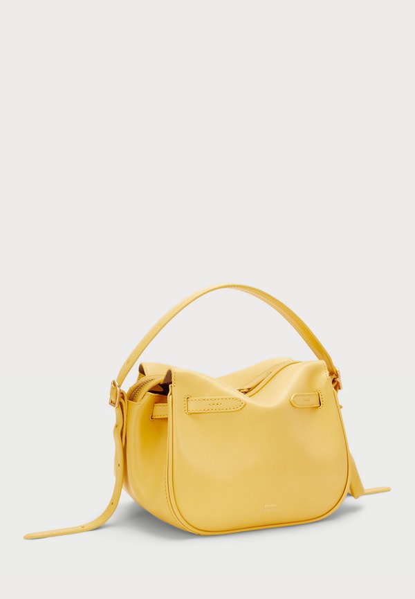 Polo ID Leather Mini Satchel - Handbag - mustard3