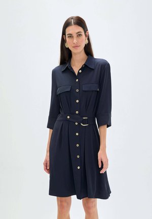 LOLA CASADEMUNT, SHIRT DRESS - Vestido camisero - navy blue
