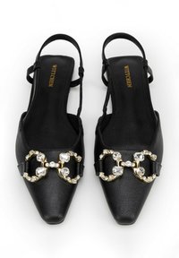 WITTCHEN POINTED TOE - Bailarinas con tira trasera - black