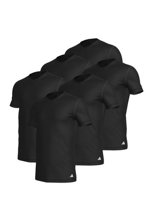 V-NECK 6ER PACK - Unterhemd/-shirt - black