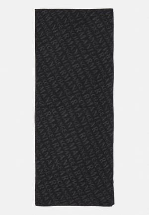 SCARF UNISEX - Šalle - black/dark grey melange