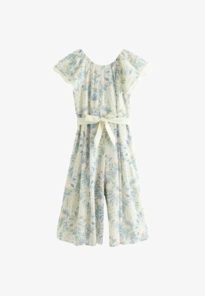 Laura Ashley WIDE LEG - REGULAR FIT - Overal - blue and white