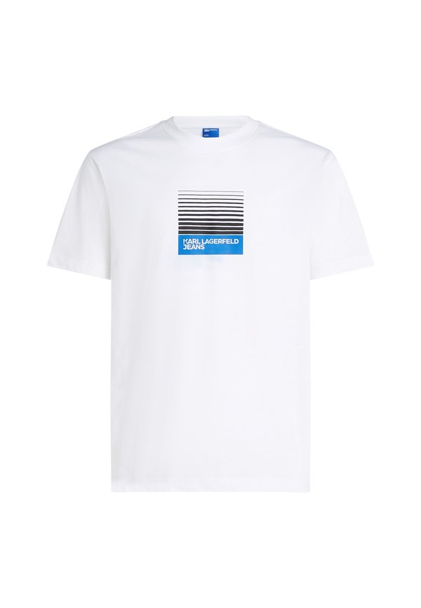 REG BOX FADE LOGO TEE - Print T-shirt4