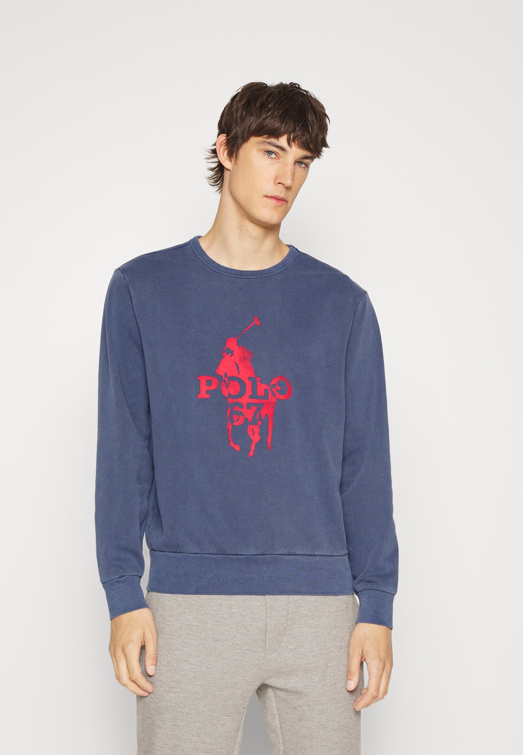 Polo Ralph Lauren LONG SLEEVE - Sweatshirt - cruise navy/dark blue -  Zalando.co.uk
