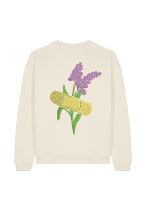 BANDAGE BACK PRINT UNISEX - Sweatshirt - off white