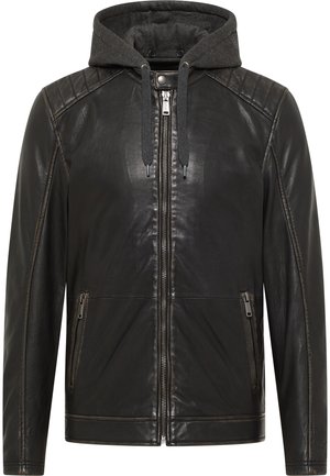 Mustang Nahkatakki - schwarz