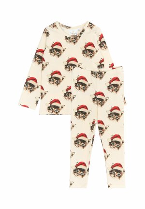 HOLIDAY SET - Pigiama - gardenia cat aop
