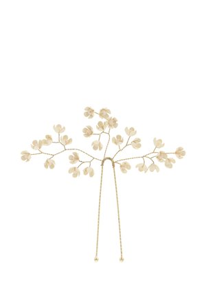 HAIRPIN WITH FLOWERS AND STONES - Haar-Styling-Accessoires - offwhite