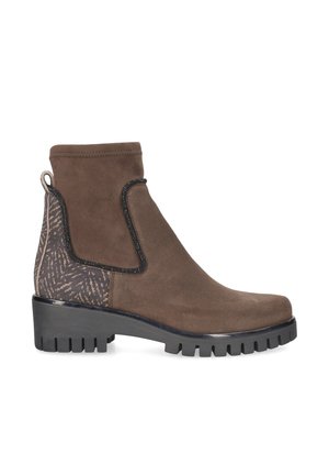 Platform ankle boots - braun