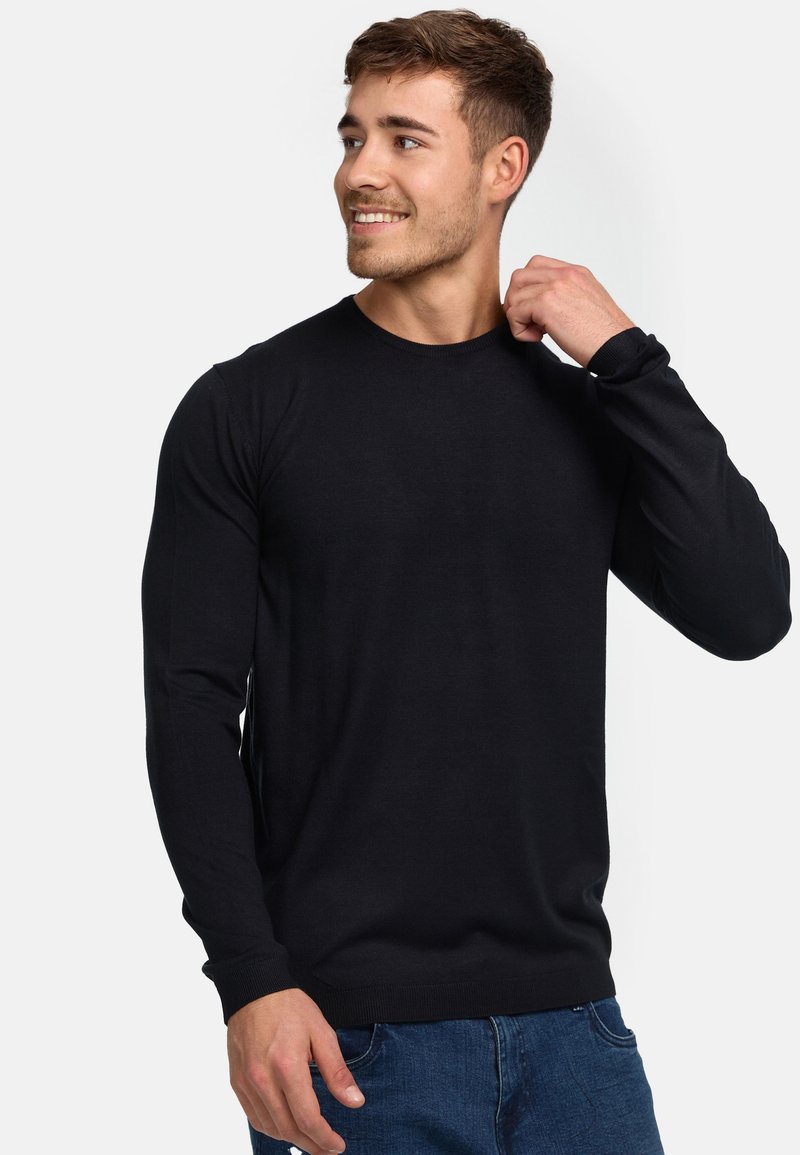 INDICODE JEANS GREYSON Strickpullover black/schwarz Zalando