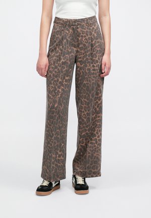 JXAYA ELLIS WIDE PANT - Trousers - bison