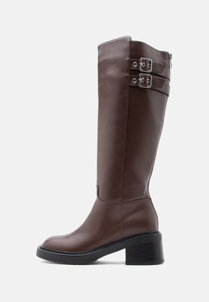 MIKKIE - Platform boots - brown
