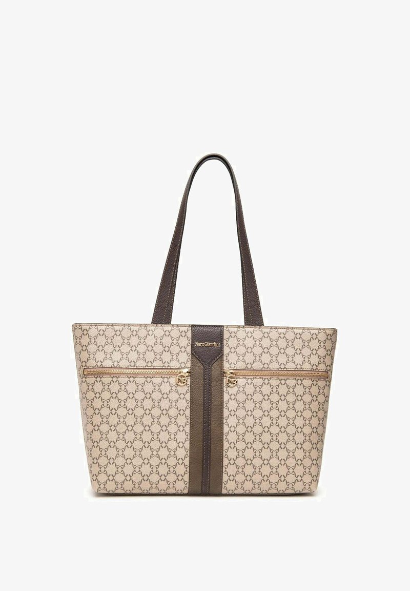 NeroGiardini SPALLA IN MATERIALE TECNICO - Handtas - beige