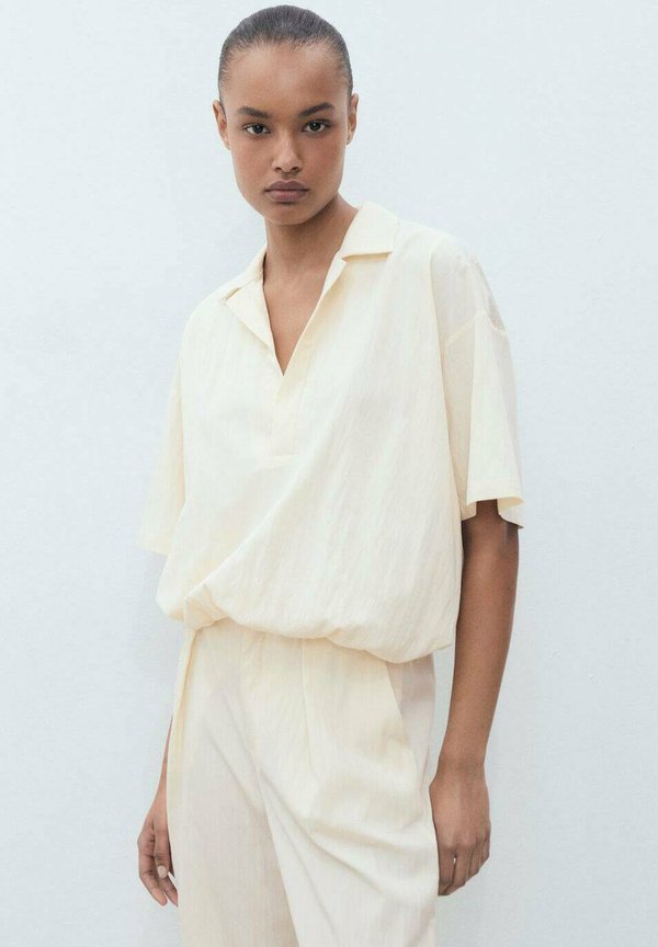 CROPPED - Trousers - vanilje3