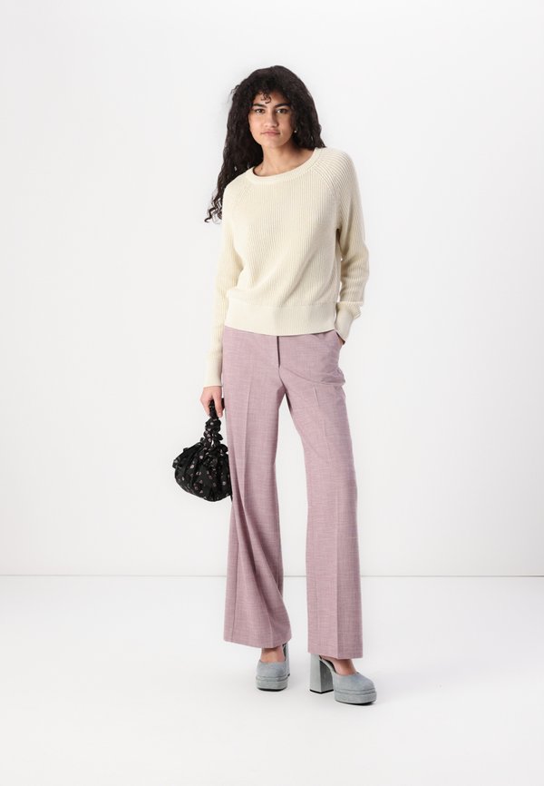 SLFRAE ELIANA WIDE PANT - Trousers - bleached mauve4