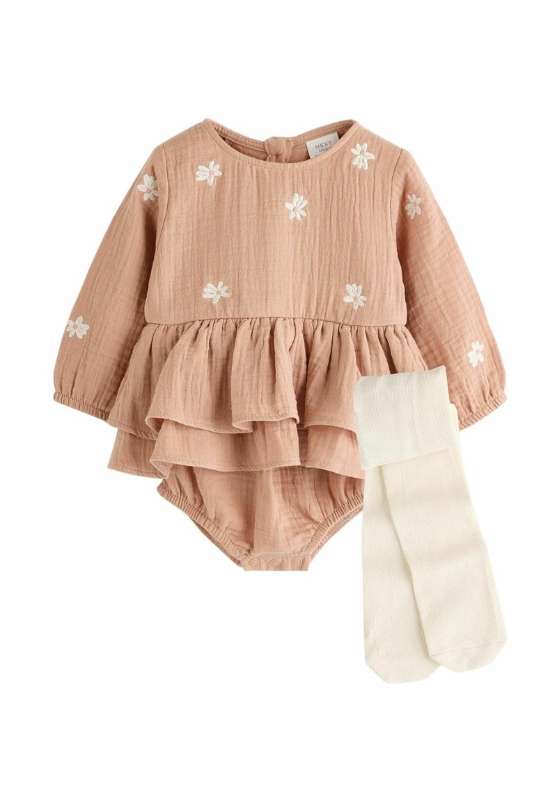Next REGULAR FIT SET - Legíny - kalhoty  - beige