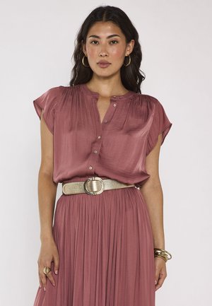 Maison 123, CHEMISIER MAELLE BL UNI - Blouse - bois de rose