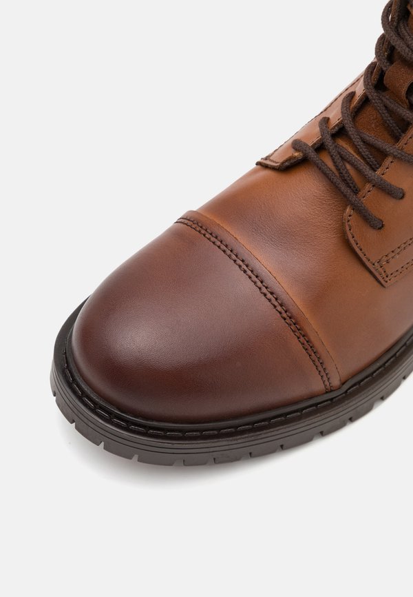 JFWTREMOR BOOT - Lace-up ankle boots - cognac4