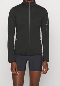 Icepeak Felpa con zip - black