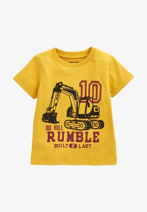 OVERSIZED CHARACTER - T-shirt con stampa - yellow