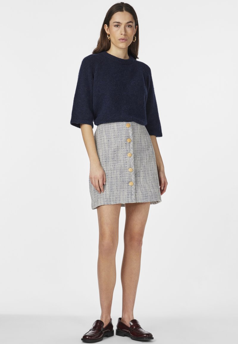 YAS Minirok donkerblauw YAS Minirok donkerblauw