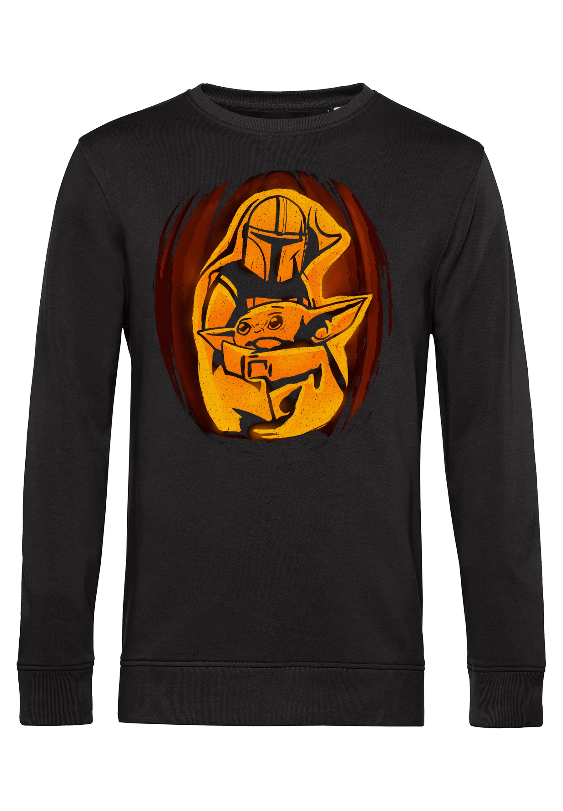 Star Wars STAR WARS: THE MANDALORIAN MANDO CHILD PUMPKIN Sweater