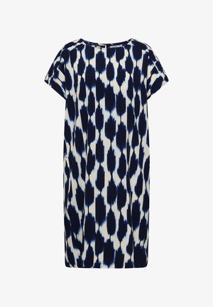 Cecil, KNIELANGES KLEID MIT CAPSLEEVES UND PRINT - Vestito casual - urban dark blue