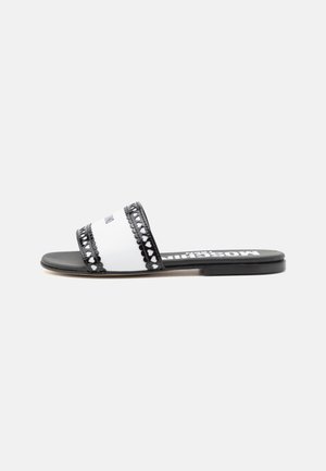 MOSCHINO Ciabattine - white/black