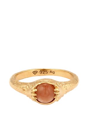 STRUCTURED SUN STONE - Bague - gold coloured
