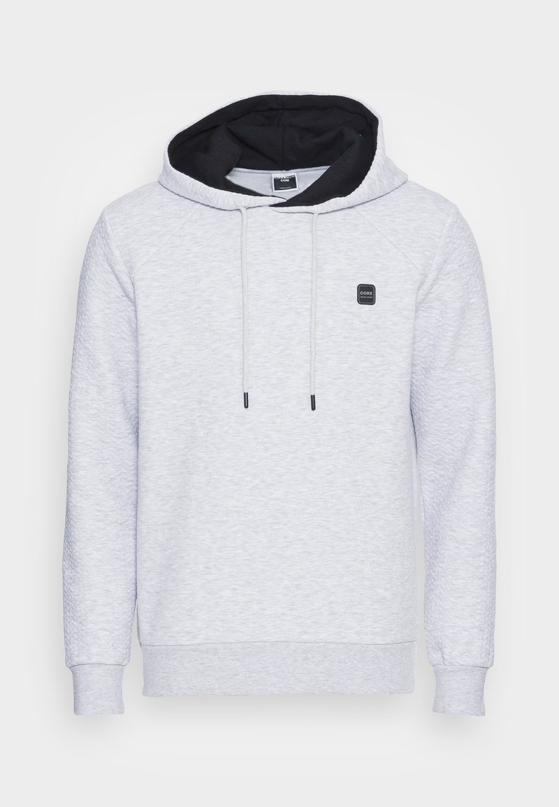 Herren Kapuzenpullover | Jack & Jones JCOPOWER HOOD Sweatshirt light grey melange/hellgrau-meliert - LK57256 Herren Kapuzenpullover | Jack & Jones JCOPOWER HOOD Sweatshirt light grey melange/hellgrau-meliert - LK57256