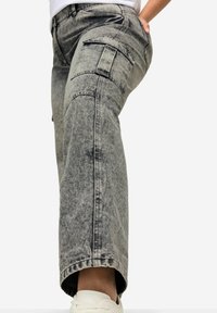 Angel of Style CARGO - Vaqueros rectos - light gray denim