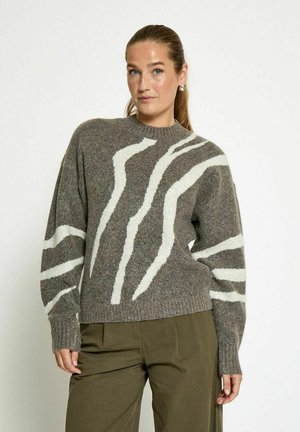 Strickpullover - p walnut print