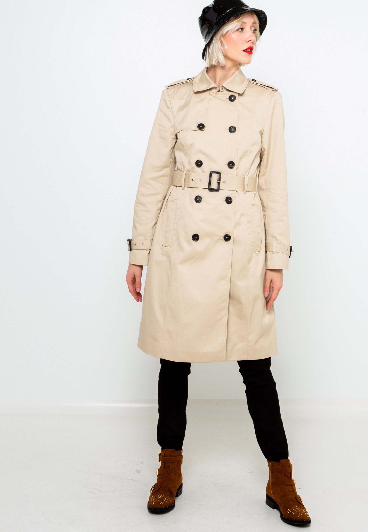 trench camaieu beige