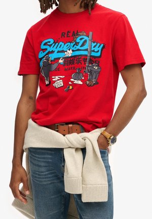 T-shirts print - red