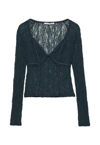 CORSETRY-INSPIRED - Blouse - light grey