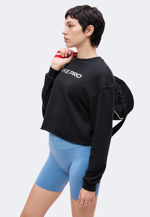 Nike CREW - Hoodie - black/white — photo 4