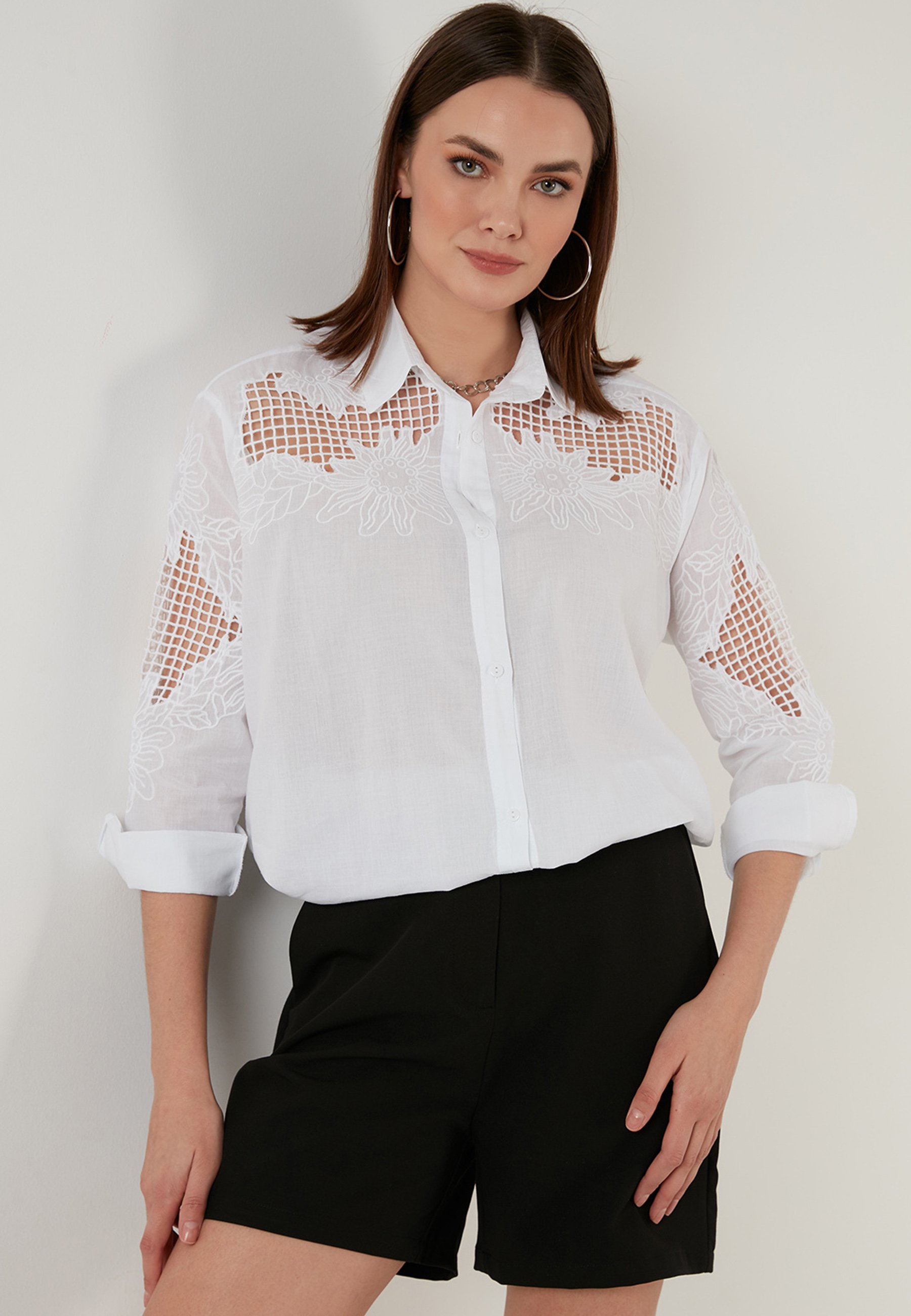 LELA REGULAR FIT - Camicia - white/bianco - Zalando.it